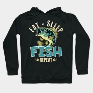 Eat Sleep Fish Repeat Hoodie